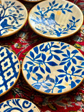 ست دیوارکوب سفالی لاجوردی